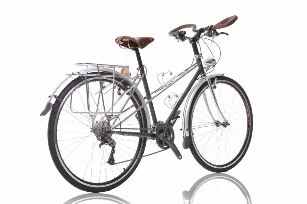 700C road bike travel bike Reynolds frame / front fork 27 speed bike retro bicycle 700C touring bike