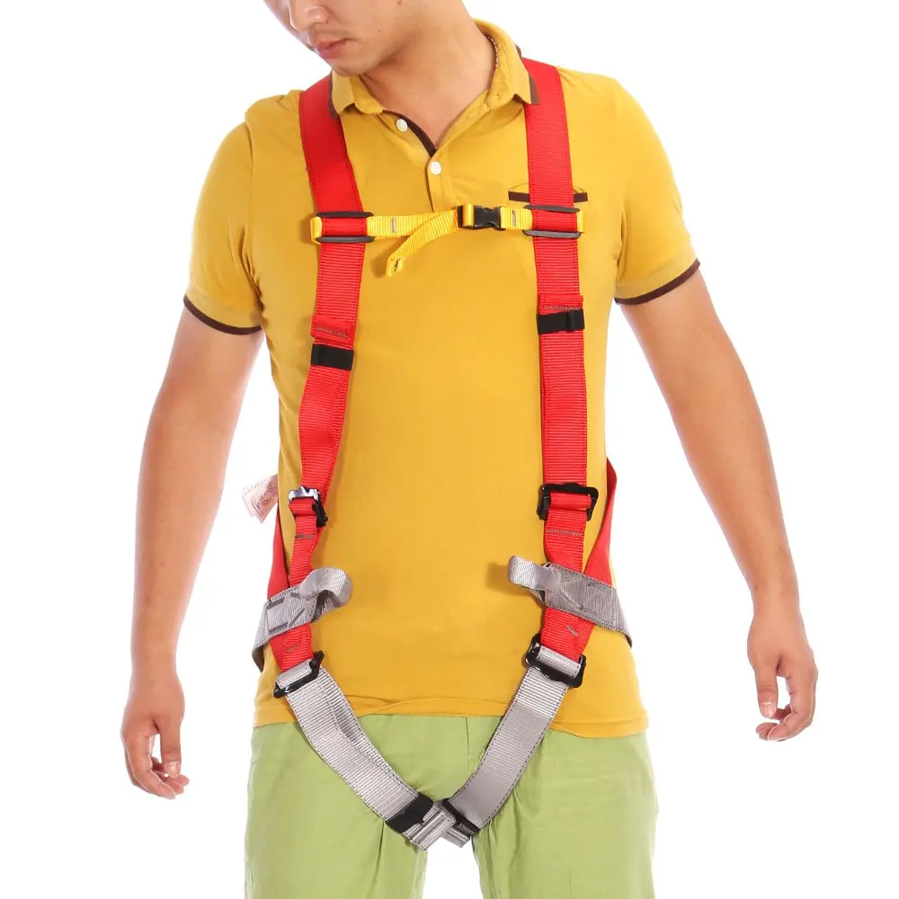 

1Pc Good Quality Safety Protection Rescue Body Harness Climbing Equipments For Downhill Outdoors Insurance Belt provexyz
