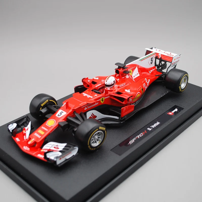 

1:18 Ferari F1 2017 SF70 H Vettel No. 5 simulation racing model decoration