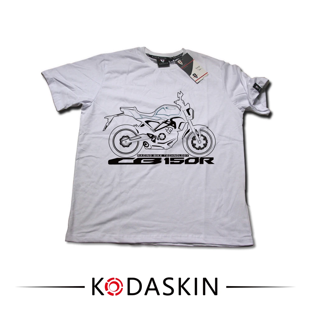KODASKIN мужская хлопковая Повседневная футболка с круглым вырезом и коротким рукавом для HONDA CB150R
