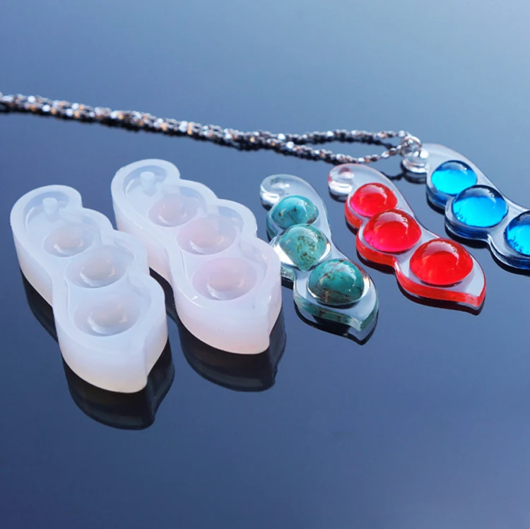 

APRICOT 1p'c's Water Drop Epoxy Silicone Mold Crystal Diamond Bracelet Pendant Jewelry Doming Mould Resin Casting Mould Craft