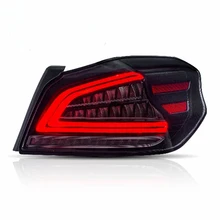Автомобильный Стайлинг для автомобиля задний светильник для WRX светодиодный задний светильник 2013-UP для WRX полный светодиодный задний фонарь сигнал поворота с последовательным индикатором