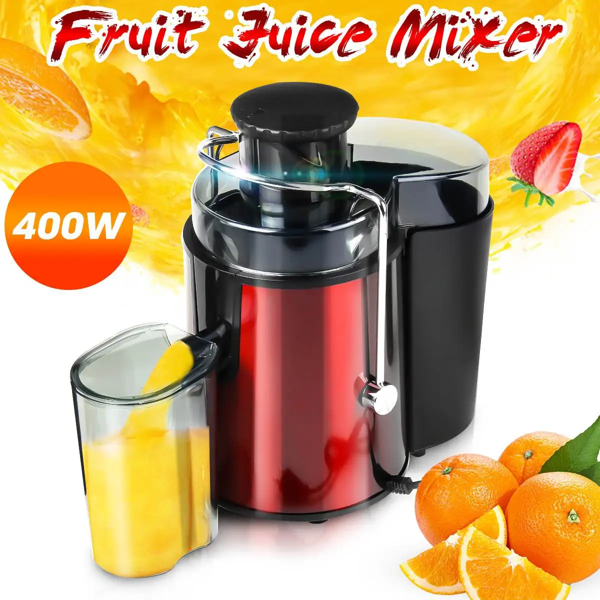 

Becornce 1500ML Multi-functional 2 Stalls Nutrition Machine Juice-Blender Mixer 400W