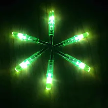 Shooting Automatically Led Lighted Nock Compound Bow Arrow Nock Ser New 6pcs