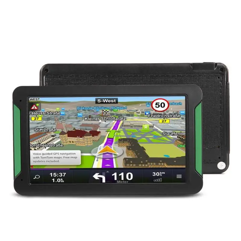 S7 7 дюймов 8 ГБ Портативный сенсорный экран HD Автомобильный gps навигатор FM Bluetooth передатчик новейшая Европейская карта Автомобильный грузовик gps навигатор