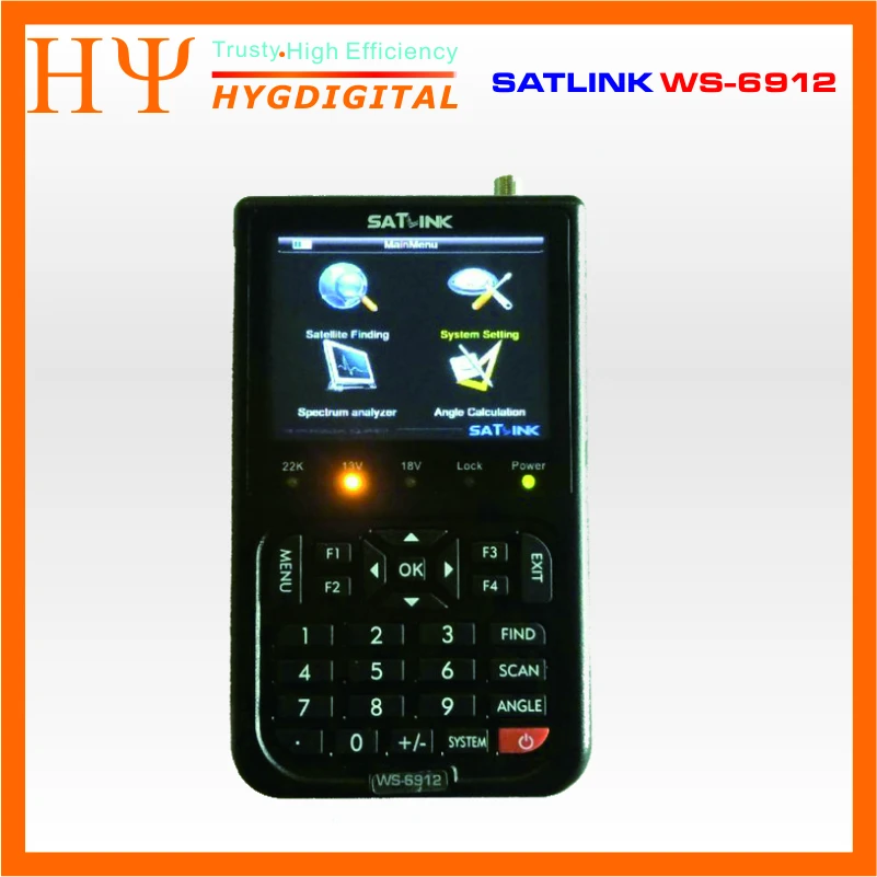 [Подлинный] Satlink WS-6912 DVB-S+ DVB-S2 8PSK спектра в реальном времени Satlink 6912 ws6912 finder