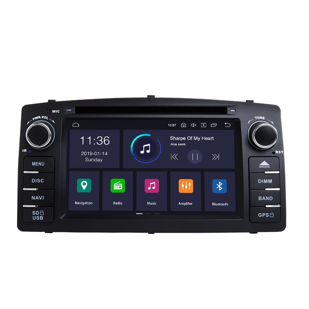 Discount Support Apple Carplay Android9.0 Car DVD GPS Navigation Multimedia Player For Toyota Corolla E120 BYD F3 Auto Audio radio Stereo 11 Discount Support Apple Carplay Android9.0 Car DVD GPS Navigation Multimedia Player For Toyota Corolla E120 BYD F3 Auto Audio radio Stereo 11