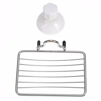 

Stainless Steel Soap Dishes Vacuum Suction Cup Hook Holder Super Suction Hanging Rack Holder Bathroom Kitchen Accessories Sets