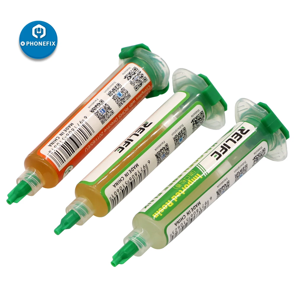 Флюсовая паста Relife BGA RL420 RL422 RL421 10CC высокоактивная без галогенных ламп для пайки