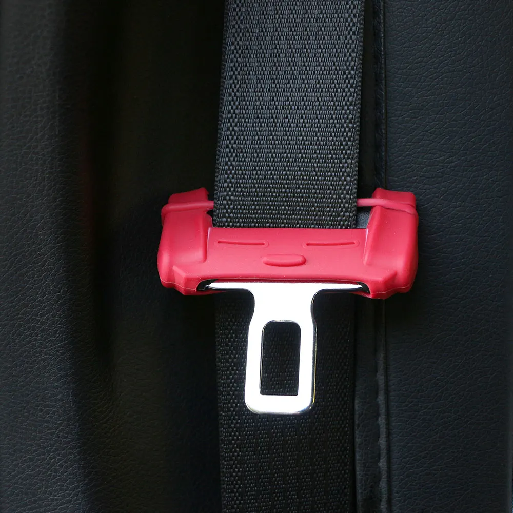 Carmilla Car Seat Safety Belt Buckle Silicon Protector Cover for Skoda Octavia Fabia Rapid for VW Tiguan Passat Polo Jetta Golf