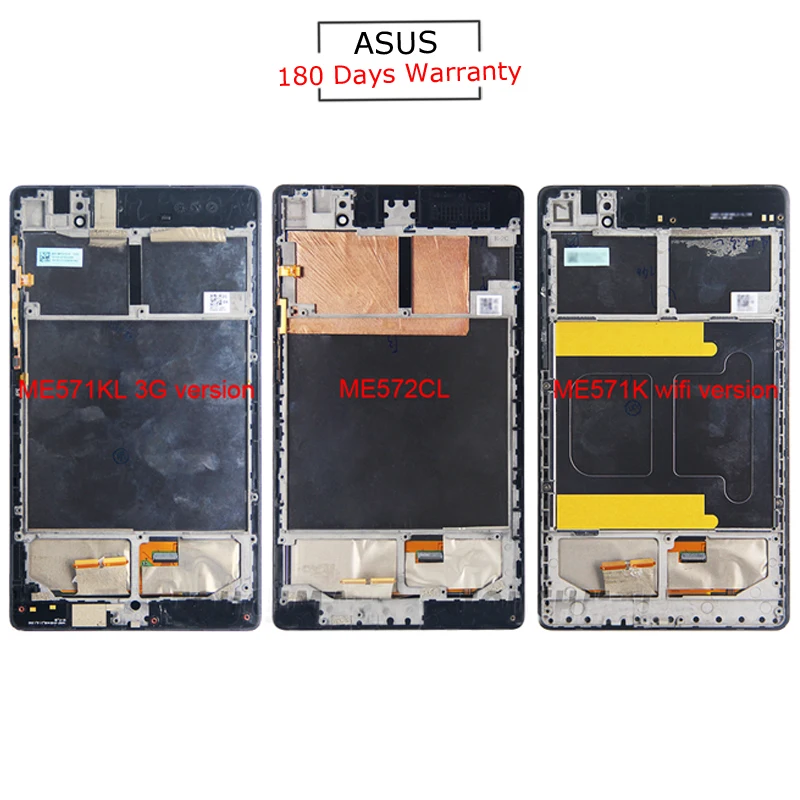 For Asus Google Nexus 7 ME571 ME571K ME571KL ME572 ME572CL New LCD Display Touch Screen+Frame Assembly Replacement For Asus Google Nexus 7 ME571 ME571K ME571KL ME572 ME572CL New LCD Display Touch Screen+Frame Assembly Replacement