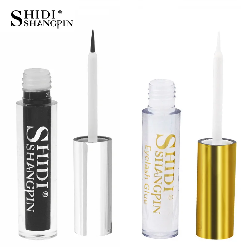 

SHIDISHANGPIN 1 pcs Eyelash Glue 5ML Lash Glue Clear Black Lashes Glues Mink Eyelashes Glues cosmetic tools primer for eyelash