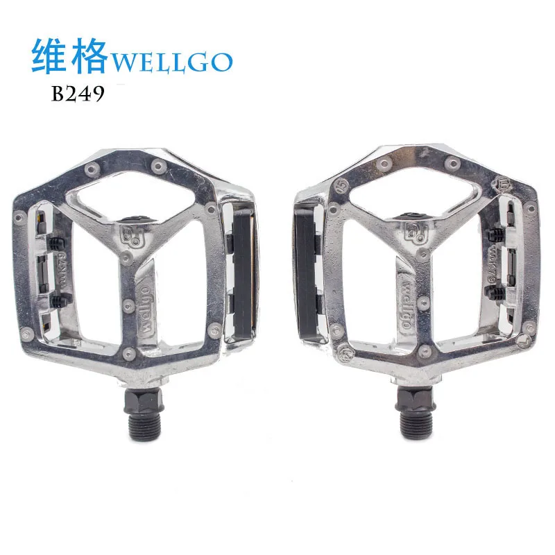 

Wellgo B249 aluminum alloy mountain bike big tread skid light Bearing bicycle pedal road bike pedal Bicicleta pedal