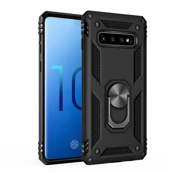 

50pcs/lot Rugged Tough Armor Stand Ring Shockproof Hard Case For Samsung Galaxy Note 10 Plus Note 10