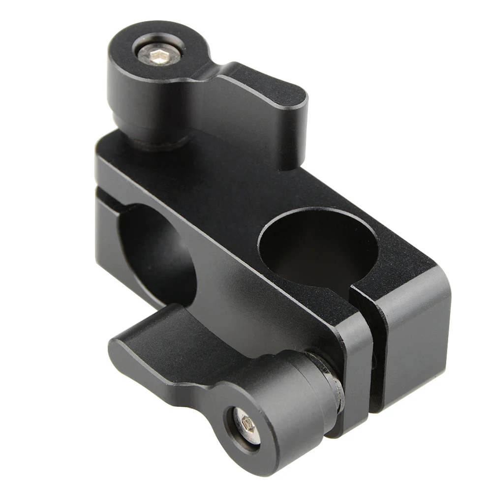 Meilleur CAMVATE 90 Degrés Rod Rig Système pince d adaptateur pour DSLR 15mm Rods Rig Épaule Mont Aluminium Photo Studio Kit c1102