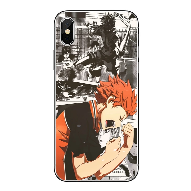 Новый волейбольный Аниме haikyuu для Samsung Galaxy A3 A5 A6 A6s A7 A8 A9s Plus star lite 2016 2017 2018 мягкий