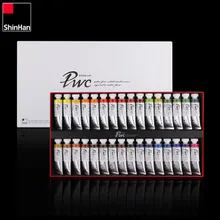 Южная Корея Профессиональный цвет воды Shinhan PWC корейский художника прозрачный набор акварельных красок 32 цвета acuarella профессиональный