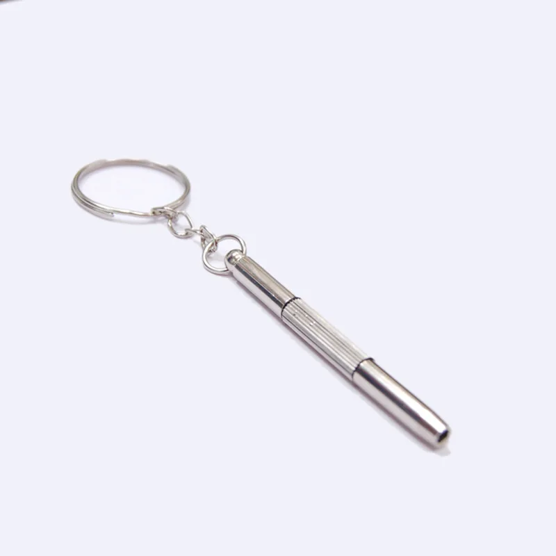 Многофункциональный Открытый комбинированный инструмент отвертка для очков портативный мини-карманный многофункциональный инструмент брелок для ключей
