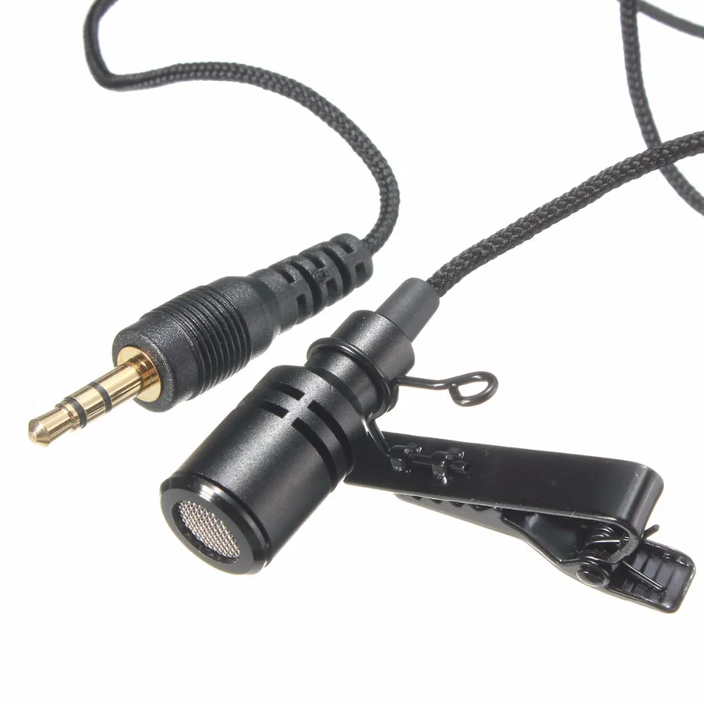 New-Black-Metal-3-5mm-Jack-Microphone-Lavalier-Tie-Clip-Microphones-Microfono-Mini-Mic-For-Speaking (2)