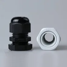 100 шт. PG11 Nylon66 кабельные вводы Водонепроницаемый уровня для детей возрастом от 5 до 10 мм кабельная муфта