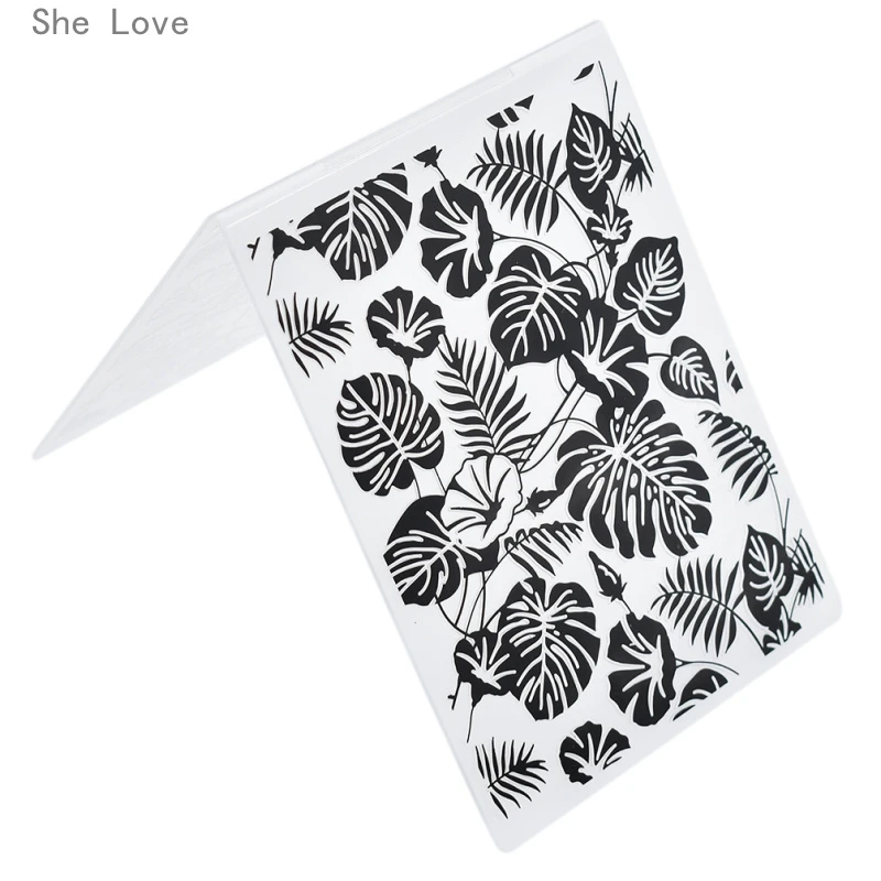 Leaves Plastic Embossing Folder Template DIY Scrapbook Paper Card Craft Leaves Plastic Embossing Folder Template DIY Scrapbook Paper Card Craft