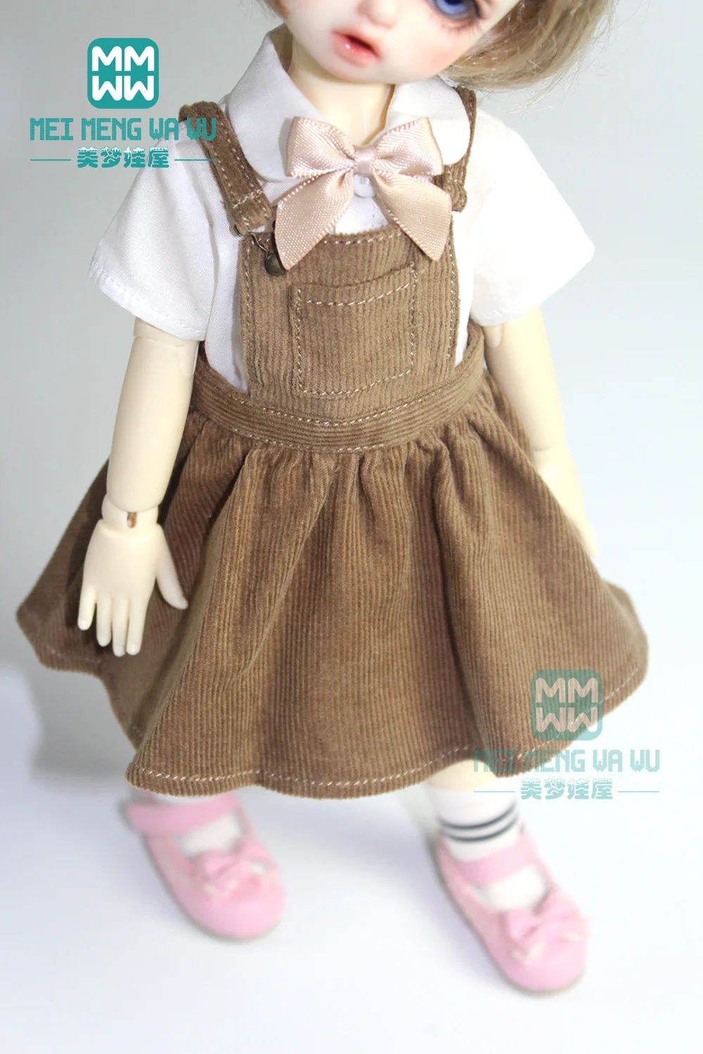 BJD аксессуары для 27 см-30 см 1/6 BJD YOSD Кукла Модный кардиган, юбка на подтяжках, толстовка