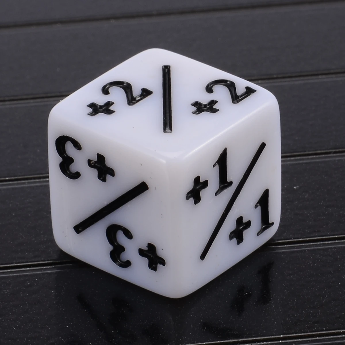 5Pcs Dice Counters Negative +1/+1 White Dices For MTG Magic The Gathering Games Family Friends Party Poker Outdoor Tools