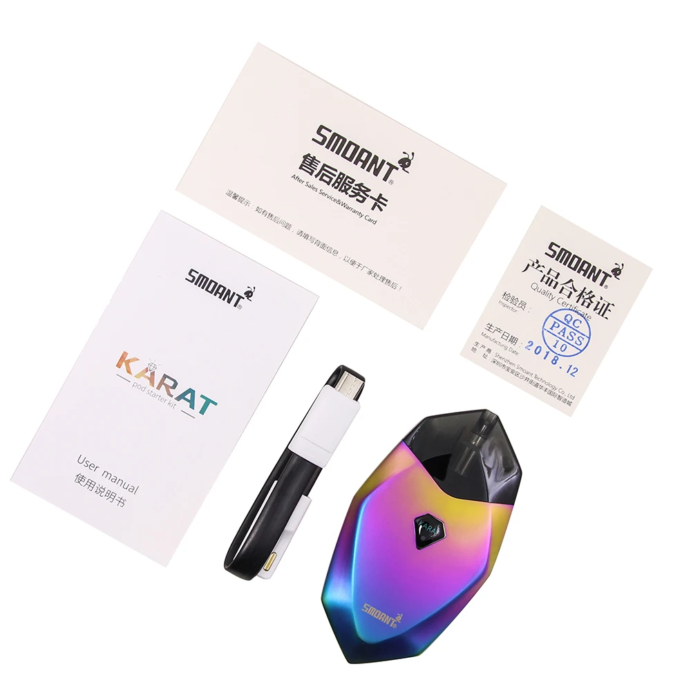 Оригинальная электронная сигарета Smoant 585 Pod стартовый набор для вейпа батарея 370
