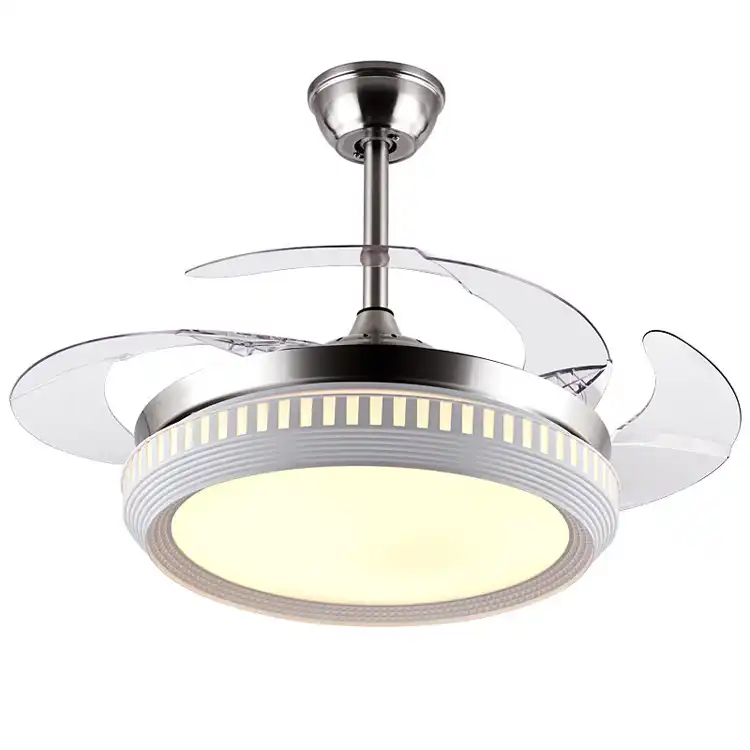 Invisible Ceiling Fan With Led Light And Remote Control 4