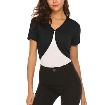 

Summer Women V-Neck Knitted Casual Sweaters Cardigans Lady Short Sleeve thin Sun Protection Clothing air conditioning shirt