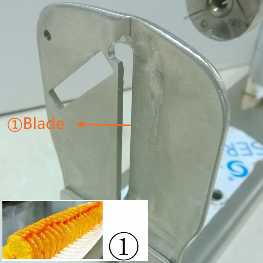 Twisted Spiral Potato Cutter Manual Potato Slicer Multifunction Vegetable Cutting Machine Tool Stainless Steel Blade