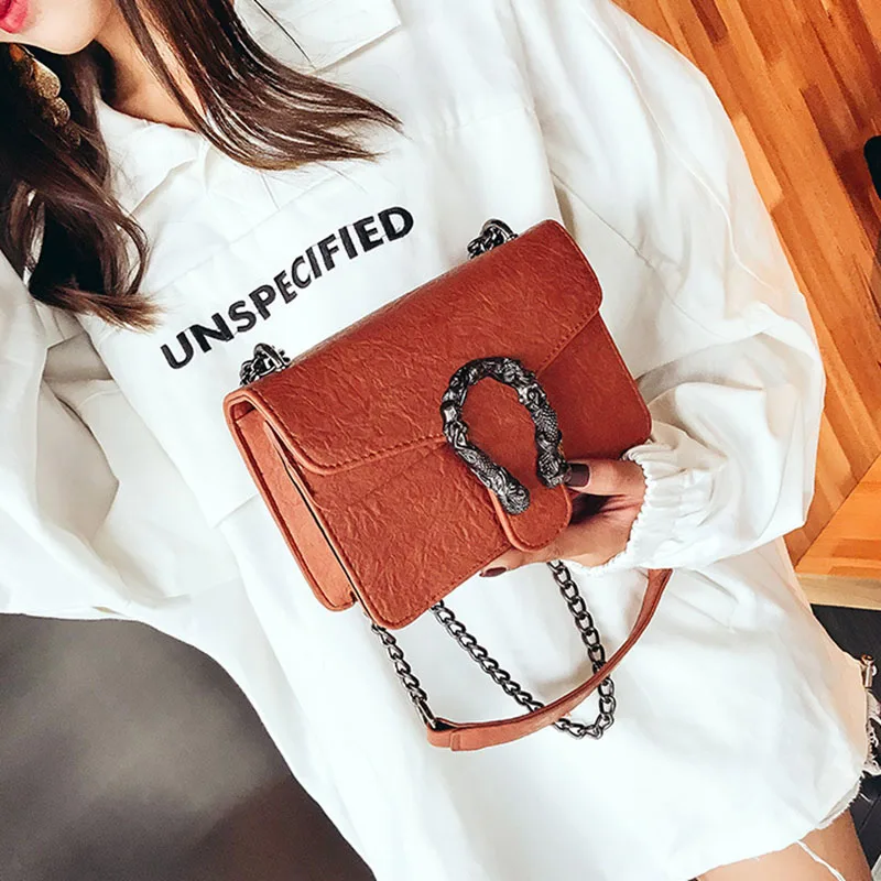 Women Fashion Design Chains Shoulder Bag Luxury PU Leather Female Mini Handbag Holiday Shopping Ladies Flap Crossbody SS3494 (11)