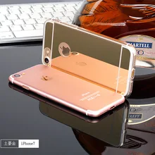 150 шт Модный Роскошный гальванический зеркальный ТПУ Прозрачный мягкий чехол для телефона для iPhone 6 6plus чехол