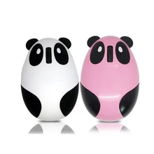 Cute Mini Panda gaming wireless mouse 2.4G gamer Rechargeable silent usb ports computer mause white pink gift for kid