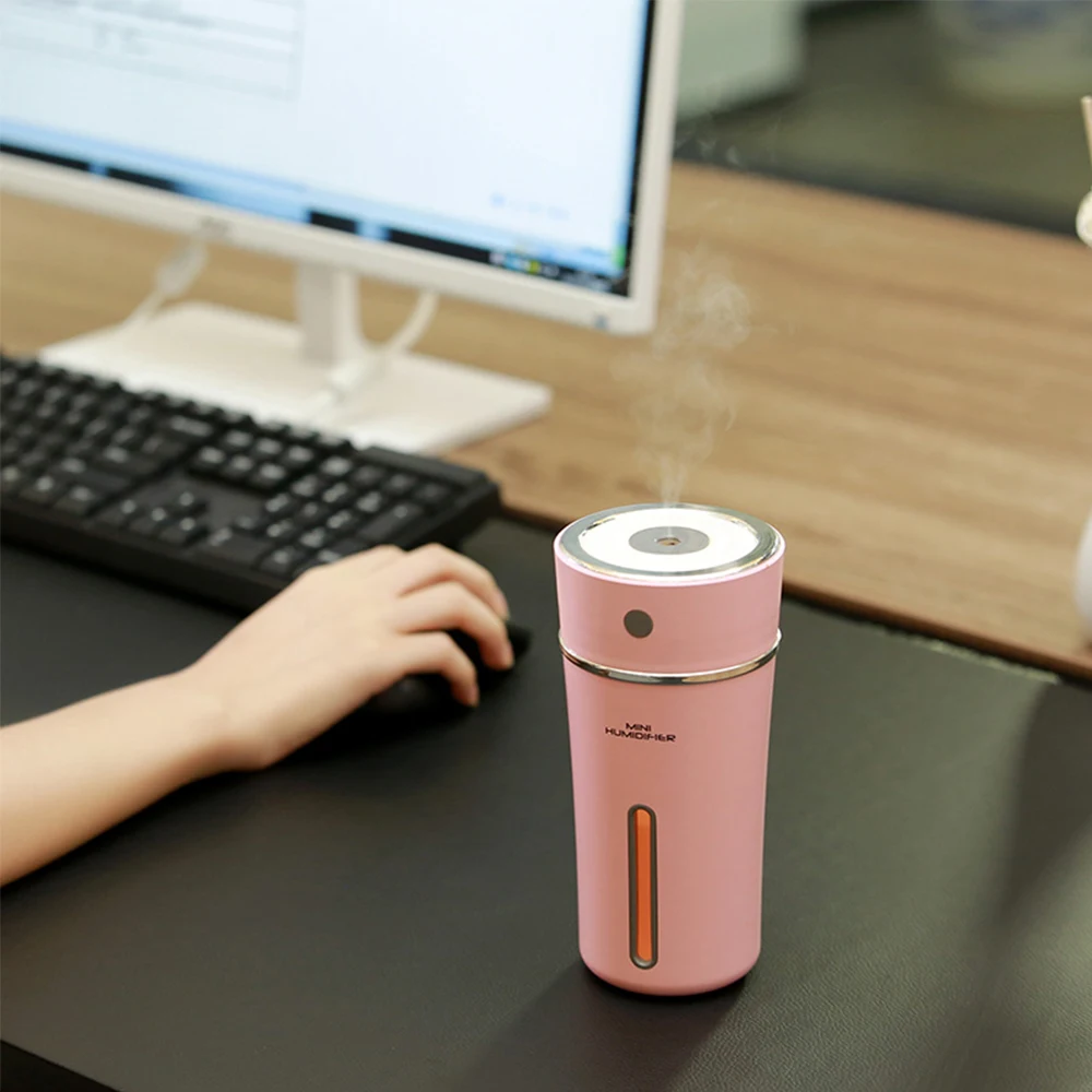 Fimei Portable USB LED Night Light Air Humidifier Mini Aroma Diffuser