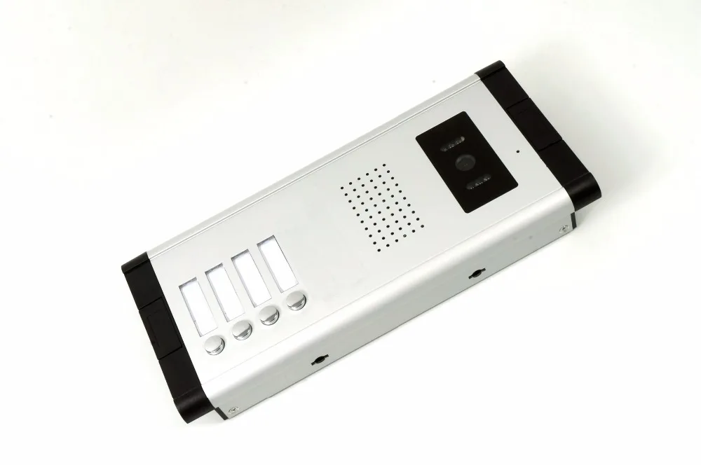Excellent Yobang Security Apartment Intercom Entry 4 Monitor Wired 7" Color button Video Door Phone intercom System for 4 house 5