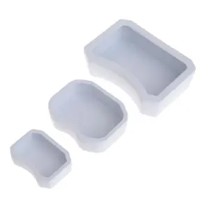 Кормушка для рептилий, пластиковая миска для кормления, 3 размера, Черепаха Ящерица, мезя, раковина - изображение