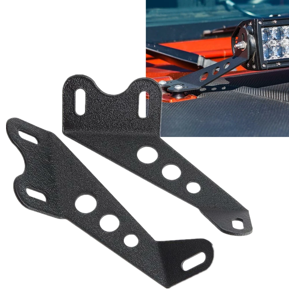 

Hood Mounting Bracket for Jeep Wrangler JK 2007-2017 Mounts 20 22 Inch LED Straight Light Work Light Bar