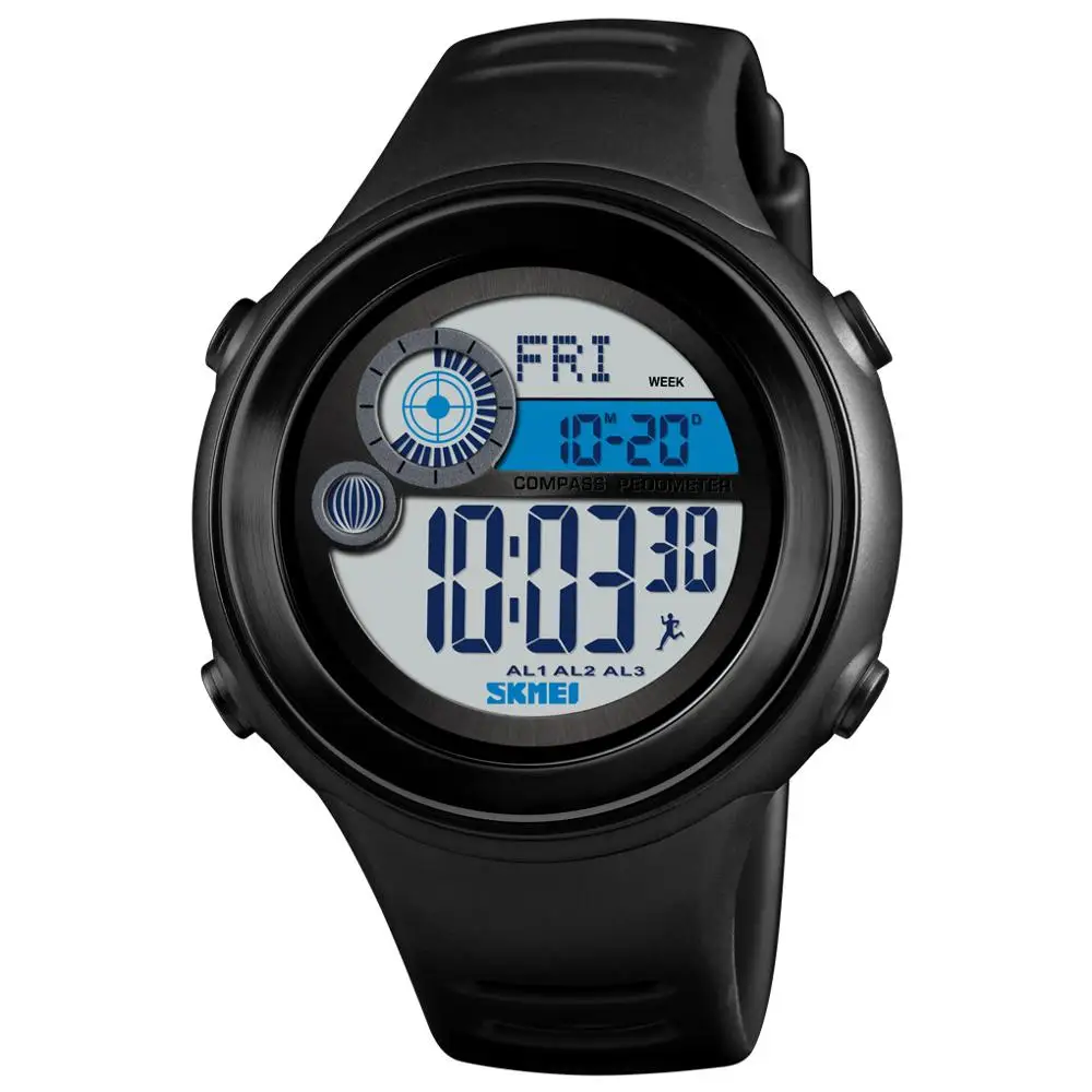 

2019 New SKMEI Mens Watch Electronic Digital Military Sport Watches Waterproof Male Wristwatch Men's Watches Relogio Masculino
