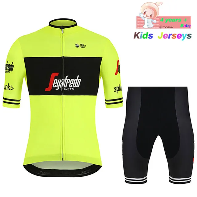 

trekking Team Summer Children Cycling Jersey Set Boys Bike Clothing Shorts Sets Kids Bicycle Uniform Ropa Ciclismo Breathable