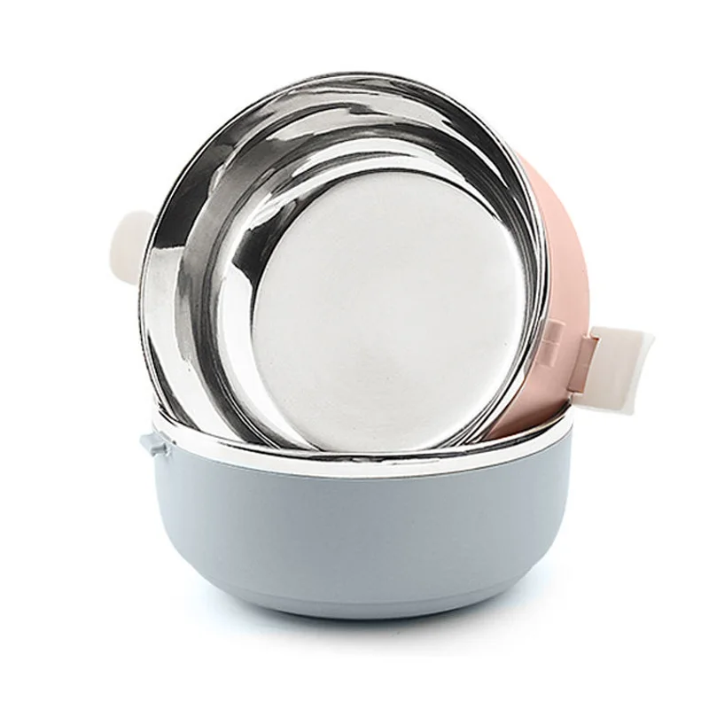 3 Layer Stainless Steel Thermo Bento Lunch Boxs Japanese Food Box Insulated Lunchbox Thermal School Food Container w/ Handle