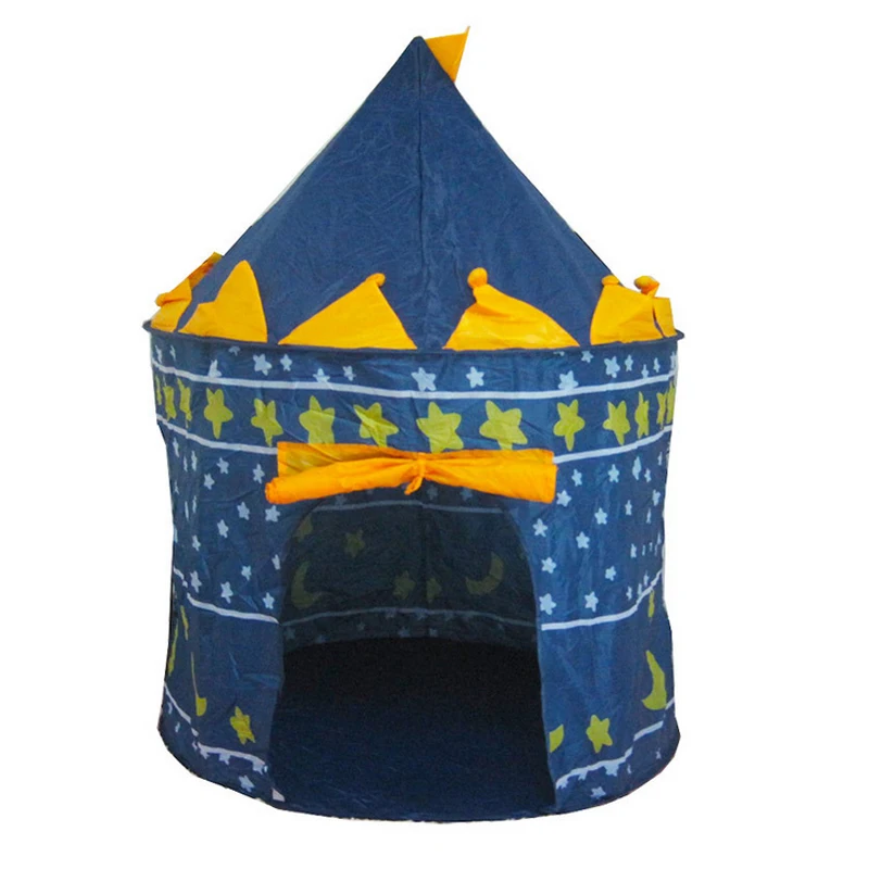 2 цвета замок PlayTent Портативный Складная Типи принца детская Cubby игровой домик для детей подарок игрушка для улицы складные палатки для кемпинга