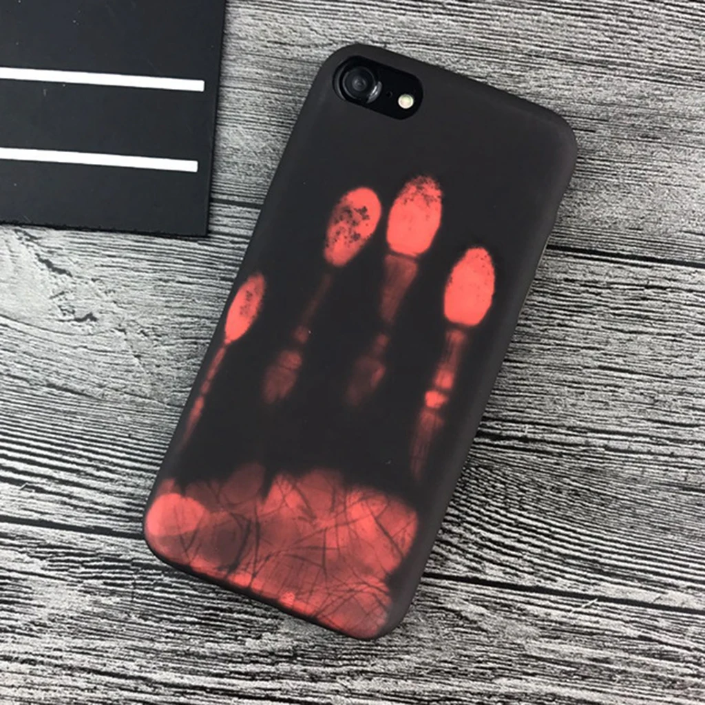 

TPU Thermal Sensor Fluorescent Magical Color Changing PC Thermal Induction Phone Case for iPhone X/XS/XR/XS Max Shockproof