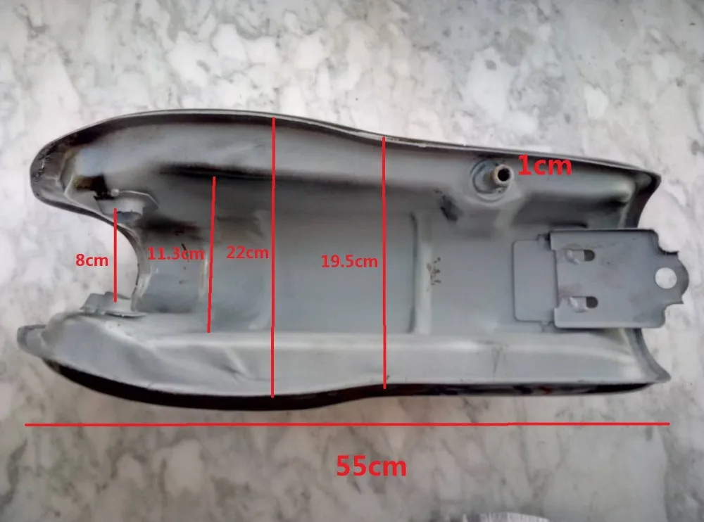 8L Черный винтажный Ретро Кафе Гонщик газ; бензин мотоцикл топливный бак с топливным краник, спускной кран и крышка