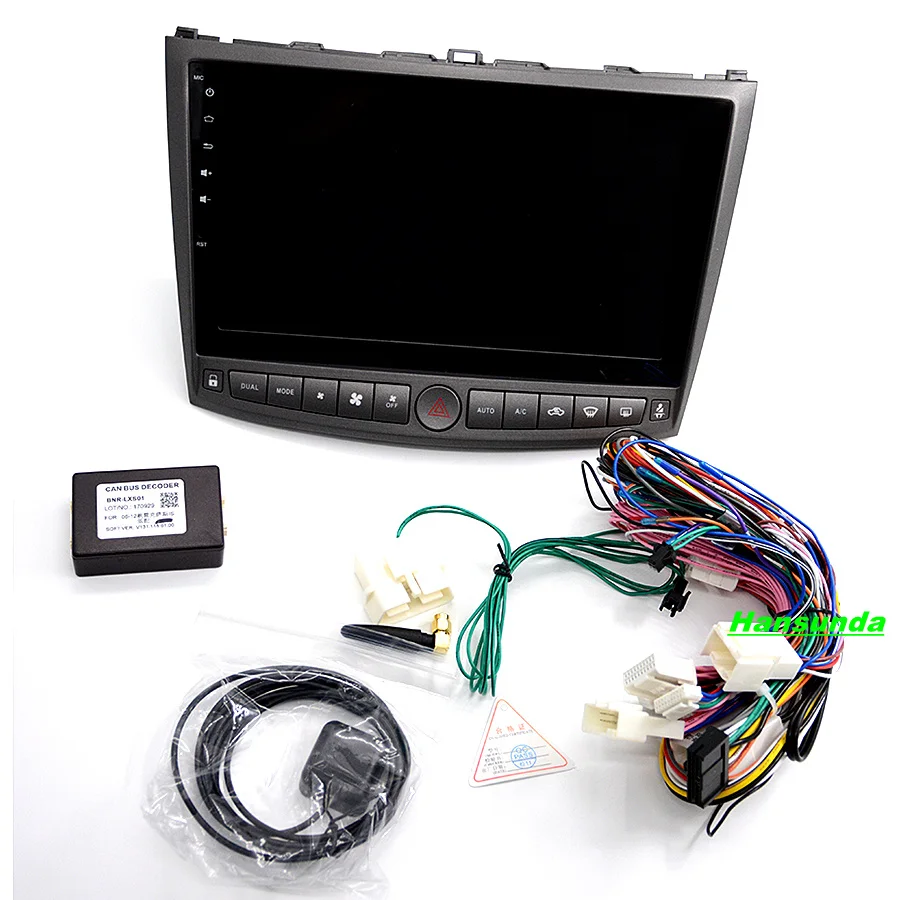Flash Deal Free maps of Russia! 9inch big screen Android 7.1 Car Multimedia GPS Navigaton Video Radio Player in dash for Lexus IS200 IS220 8