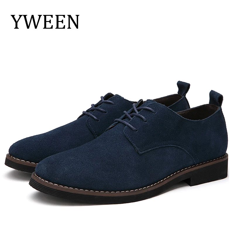 YWEEN/Новинка; мужская повседневная обувь из искусственной замши; мужские оксфорды; сезон весна-осень; модная обувь для мужчин; размеры eur38-48