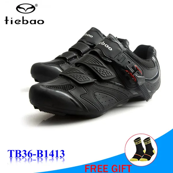 TIEBAO/Обувь для гоночного велосипеда; zapatillas hombre zapatillas bicicleta; дорожная обувь; sapatilha ciclismo; кроссовки для велоспорта - Цвет: 1413 black