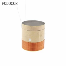 FODOCOR 2шт 35,5 мм Голос басом катушки белый алюминиевый звук отверстие выхода воздуха медный провод динамик ремонт аксессуары DIY