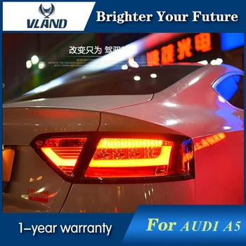 

For Audi A5 Tail Lights 2008-2016 LED Tail Lamp Rear Lamp DRL+Brake+Park+Signal led light