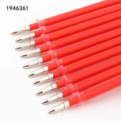 Premium Multicolor Gel Pen Ink Refill Set - 10 Pack, 0.5mm Nib (10pcs ink Red)